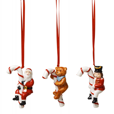Ornaments candy cane, 3pcs