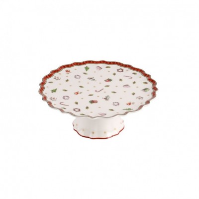 Footed cake plate small