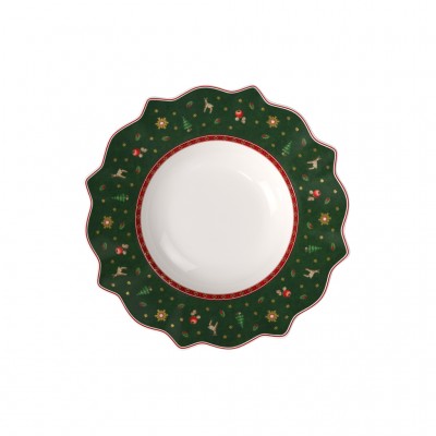 Toy's Delight Deep plate green